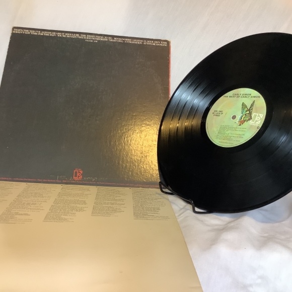 Carly Simon-Best of Carly Simon 1975 Vinyl Elektra Records+lyrics sleeve 6E-109 - Picture 2 of 5